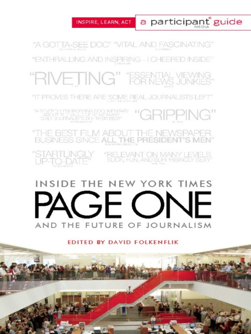 Title details for Page One by David Folkenflik - Available